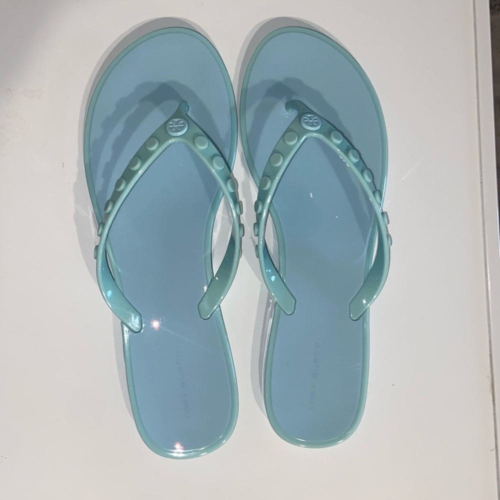 Tory Burch studded jelly thong